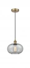  616-1P-AB-G247-LED - Gorham - 1 Light - 10 inch - Antique Brass - Cord hung - Mini Pendant