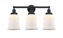  616-3W-BK-G181 - Canton - 3 Light - 24 inch - Matte Black - Bath Vanity Light