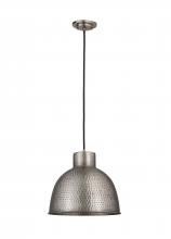  650-1P-AP-14 - Charita - 1 Light - 14 inch - Antique Pewter - Cord hung - Pendant