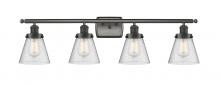  916-4W-OB-G64 - Cone - 4 Light - 36 inch - Oil Rubbed Bronze - Bath Vanity Light