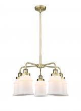  916-5CR-AB-G181 - Canton - 5 Light - 25 inch - Antique Brass - Chandelier