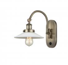  918-1W-AB-G1-LED - Halophane - 1 Light - 9 inch - Antique Brass - Sconce