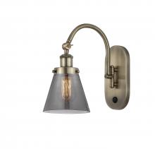  918-1W-AB-G63-LED - Cone - 1 Light - 6 inch - Antique Brass - Sconce