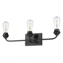  2120-BA3 BLK - Ormond 3 Light Bath Vanity in Matte Black