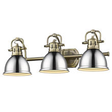  3602-BA3 AB-CH - Duncan 3 Light Bath Vanity