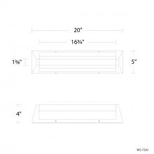  WS-1520-27-AB - Swale Bath Vanity Light