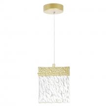  1090P6-1-620 - Carolina LED Pendant With Gold Leaf Finish