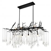  1094P47-10-101 - Anita 10 Light Chandelier With Black Finish