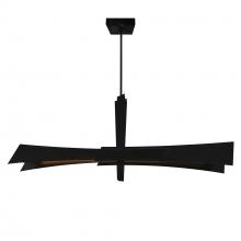  1717P72-101 - Solara Integrated LED Black Chandelier