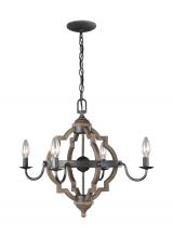  3124904-846 - Four Light Chandelier