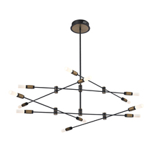  37051-013 - Albany, Chandelier, 12LT , LED, Blk