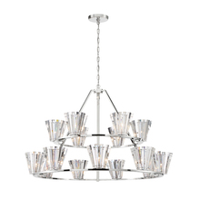  38869-013 - Ricca, 15LT Chandelier, Chr