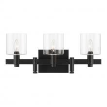  46812-018 - Decato 3 Light Sconce in Black