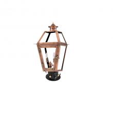  OL-22E_CT/PM - Two Light Post Mount w/Column Top