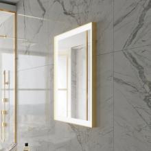  CHICX24323000-GLD - Chic Gold Framed Rectangle Mirror (Frontlit)