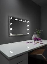 Paris Mirrors HPRIN32243000-WHT - Hollywood Princess Mirror (LED Bulbs)