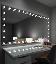  HPRIN85403000-WHT - Hollywood Princess Mirror (LED Bulbs)