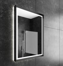  OPERX24326000-BLK - Opera Black Framed LED Mirror (Frontlit and Backlit)