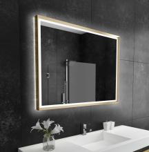  OPERX48353000-BLK - Opera Black Framed LED Mirror (Frontlit and Backlit)