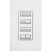  RRD-W3BSRL-WH - RA2 3BSRL WALL KEYPAD WHITE