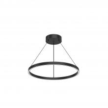  PD87724-BK-UNV-010 - Cerchio 24-in Black LED Pendant