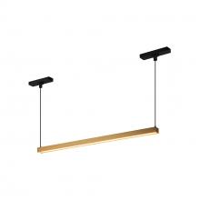  TRL28122-BG - Mira 22-in Brushed Gold Trilo Track Linear Pendant