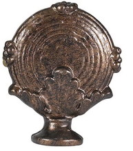  FA-5066A - 2.38" Metal Cast Finial in Rust Finish