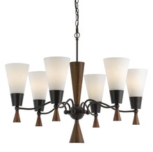  FX-3528/6 - 60W X 6 Verona 6 Light Chandelier