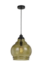  FX-3671-1 - 60W Rovigo RippLED Glass Pendant (Edison Bulb Not included)