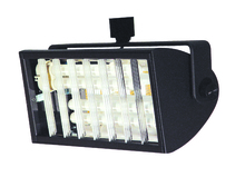  HT-230-BK - 18W X 2 Wall Wash Pl Track Fixture