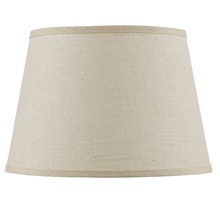  SH-8111-18L - 13" Height Burlap Shade in Light Tan