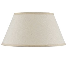  SH-8111-18M - 9.3" Height Burlap Shade in Light Tan