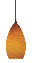  UP-1026/6-DB - 10.4" Tall Metal Pendant in Rust