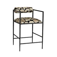  4706 - Barbana Counter Stool Ocelot Embroidery