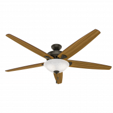  50472 - Hunter 70 inch Stockbridge New Bronze Ceiling Fan with LED Light Kit and Pull Chain