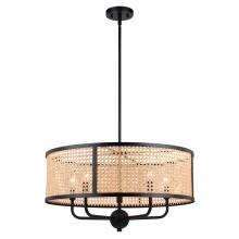  P0395 - Berens 24-in. 5 Light Pendant Matte Black