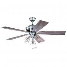  F0054 - Clybourn 52-in LED Ceiling Fan Satin Nickel