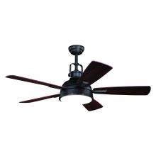  F0060 - Walton LED 52-in LED Ceiling Fan Gold Stone