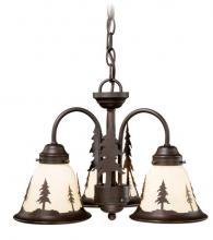  LK55516BBZ-C - Yosemite 3L LED Tree Fan Kit or Chandelier (Dual Mount) Burnished Bronze