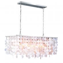  P0240 - Elsa 5L Linear Chandelier Satin Nickel