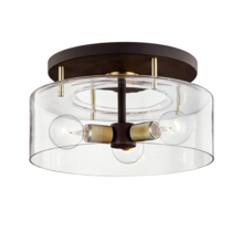  C7542-BRZ/BBA - Bergamot Station Semi Flush