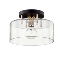  C7551-TBK/PN - Bergamot Station Semi Flush