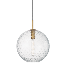  2015-AGB-CL - 1 LIGHT PENDANT-CLEAR GLASS