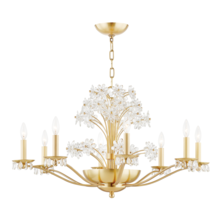  4438-AGB - 10 LIGHT CHANDELIER