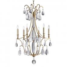  9324-AGB - 6 LIGHT CHANDELIER