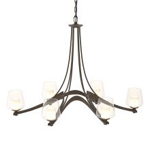  104116-SKT-05-ZU0291 - Oval Ribbon 6 Arm Chandelier