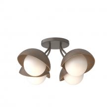  121375-SKT-07-05-GG0711 - Brooklyn 4-Light Single Shade Semi-Flush