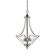  1473-SN - Natalie 3-Light Pendant light Satin Nickel