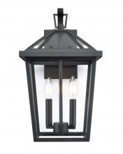  92202-TBK - Mensun 2-Light Outdoor Wall Sconce Textured Black