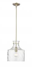  22601-MG - Santorini 1-Light Pendant Light Modern Gold